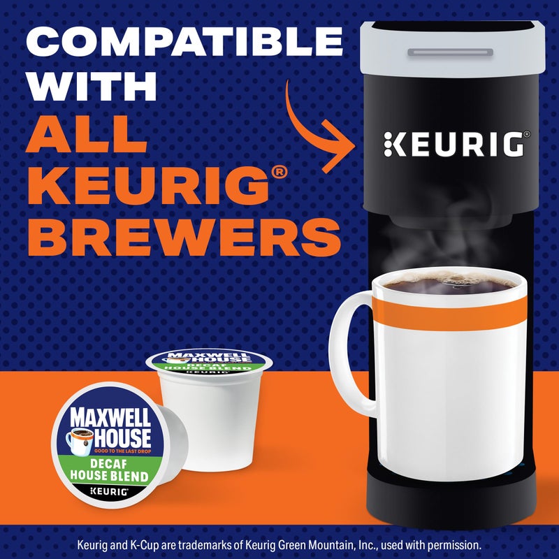 Maxwell House ماكسويل هاوس قهوة خالية من الكافيين مزيج المنزل تحميص متوسط كبسولات K-Cup، 84 حبة - Image 5